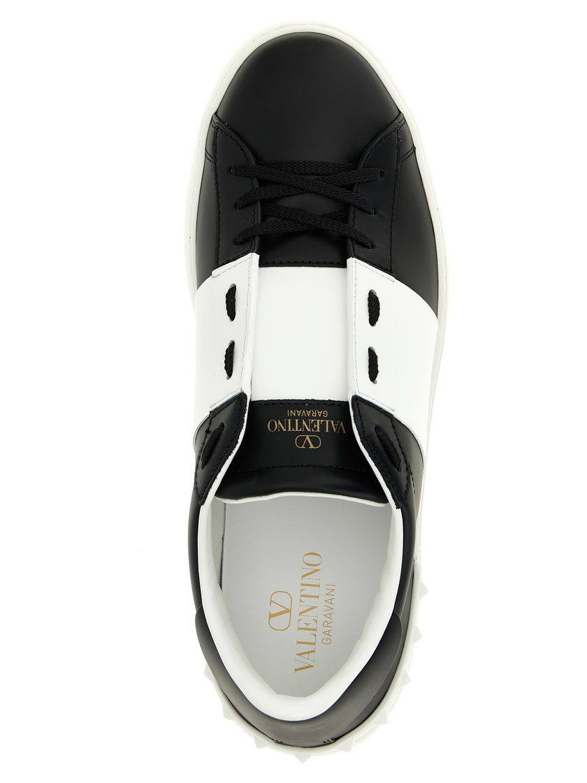 Valentino Garavani Bicolor-Sneakers aus Kalbsleder