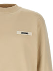 Jacquemus beiges Baumwoll-Sweatshirt