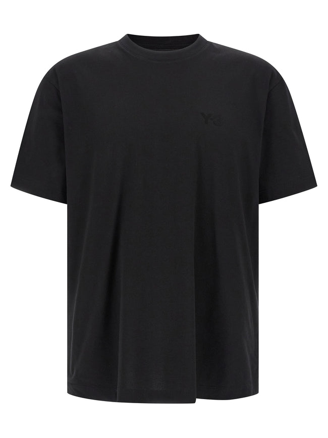 Y-3 Black Cotton T-shirt