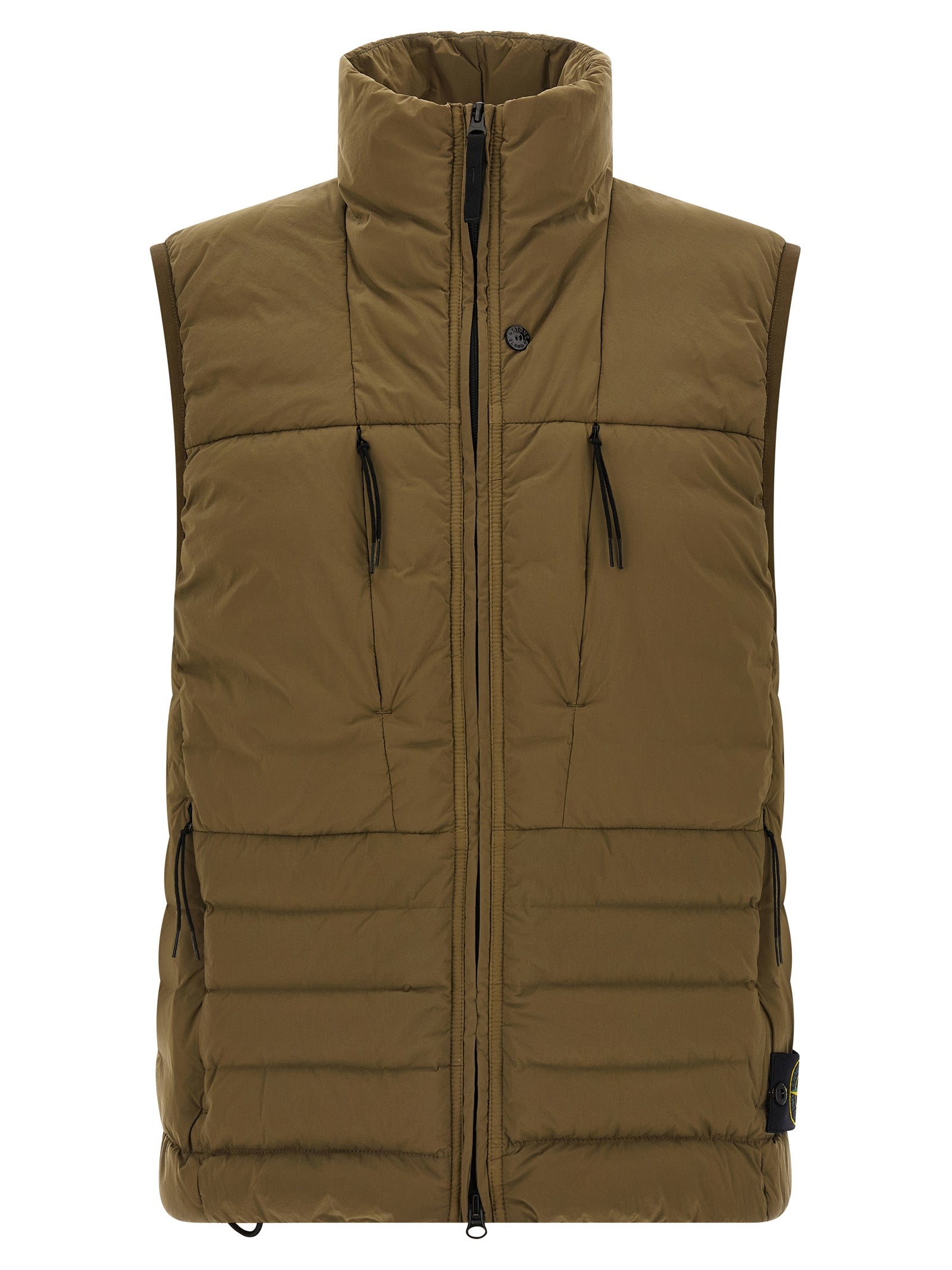 Stone Island Polyamid-Weste mit Zwei-Farben-Design