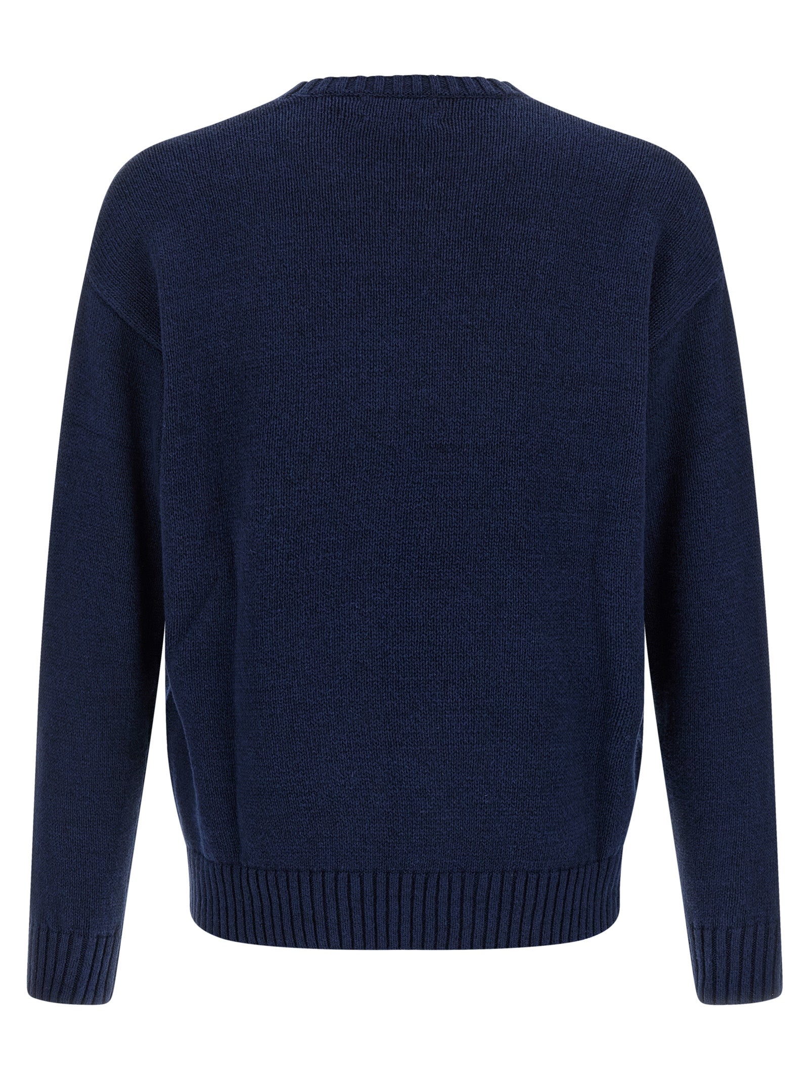 Polo Ralph Lauren Blaue Leinenstrickjacke