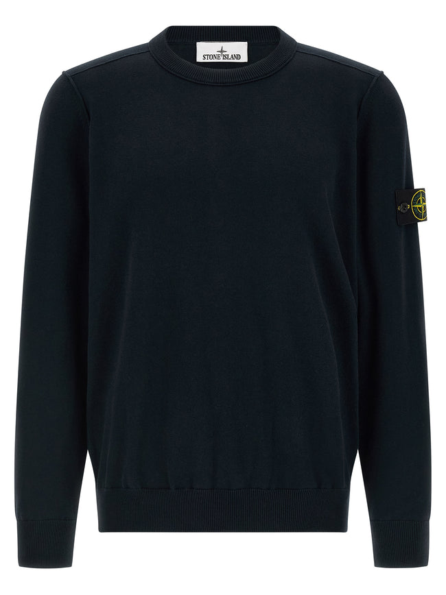 Stone Island Blue Cotton Cardigan