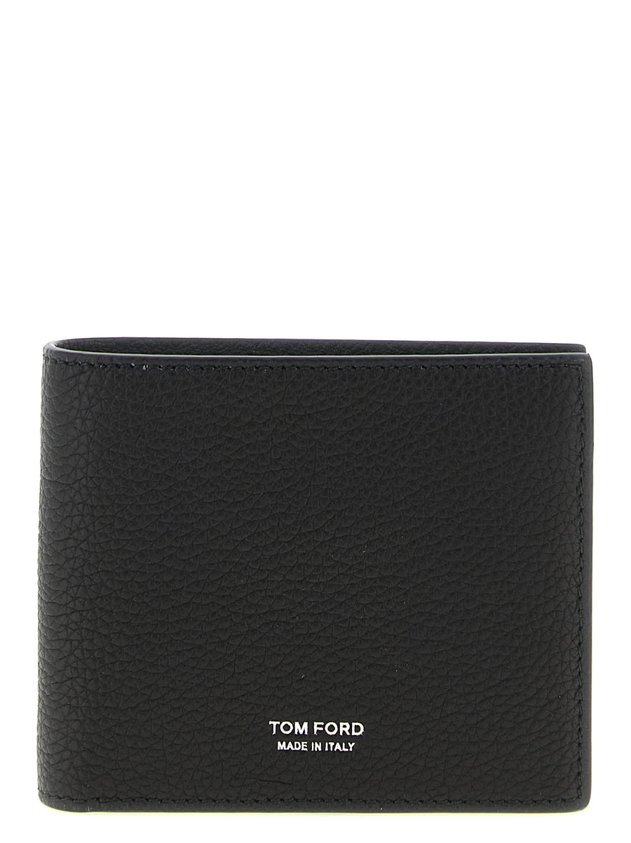 Tom Ford Schwarzes Kalbsleder Portemonnaie