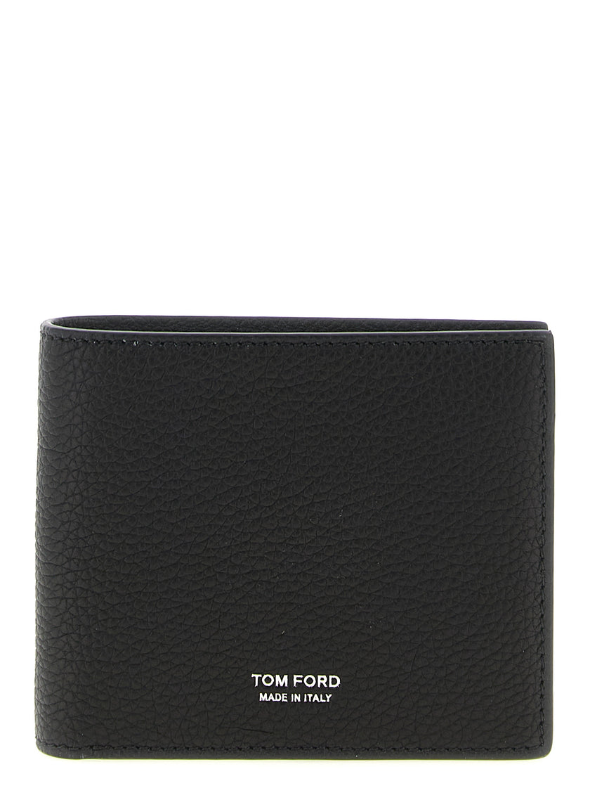 Tom Ford Schwarzes Kalbsleder Portemonnaie