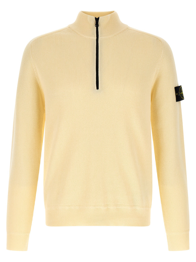 Stone Island Beige Strickjacke aus Baumwolle