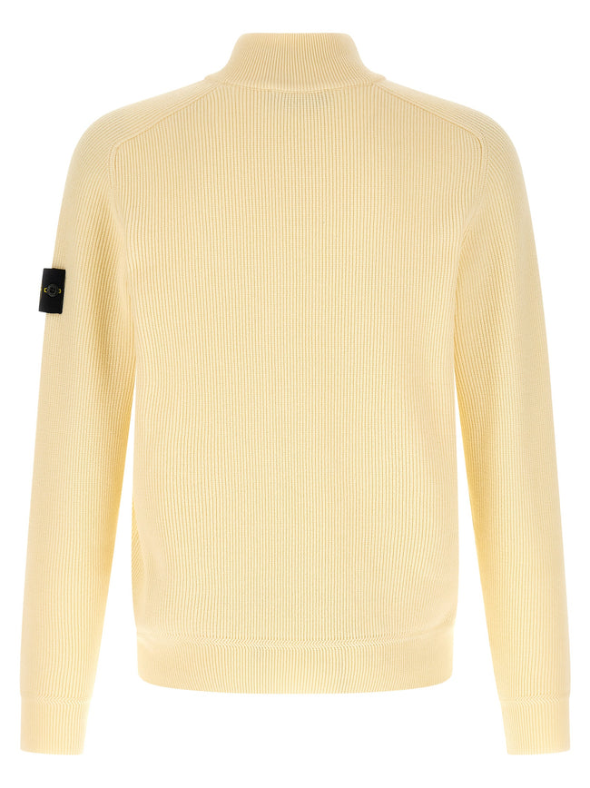 Stone Island Beige Strickjacke aus Baumwolle