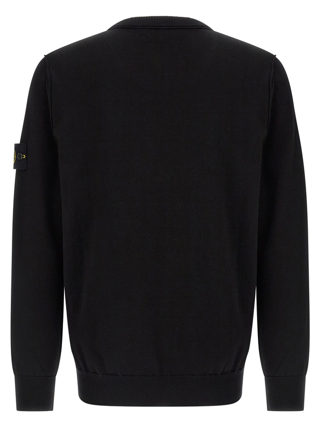 Stone Island Black Cotton Cardigan