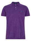 Polo Ralph Lauren Lilafarbenes Baumwoll-Poloshirt