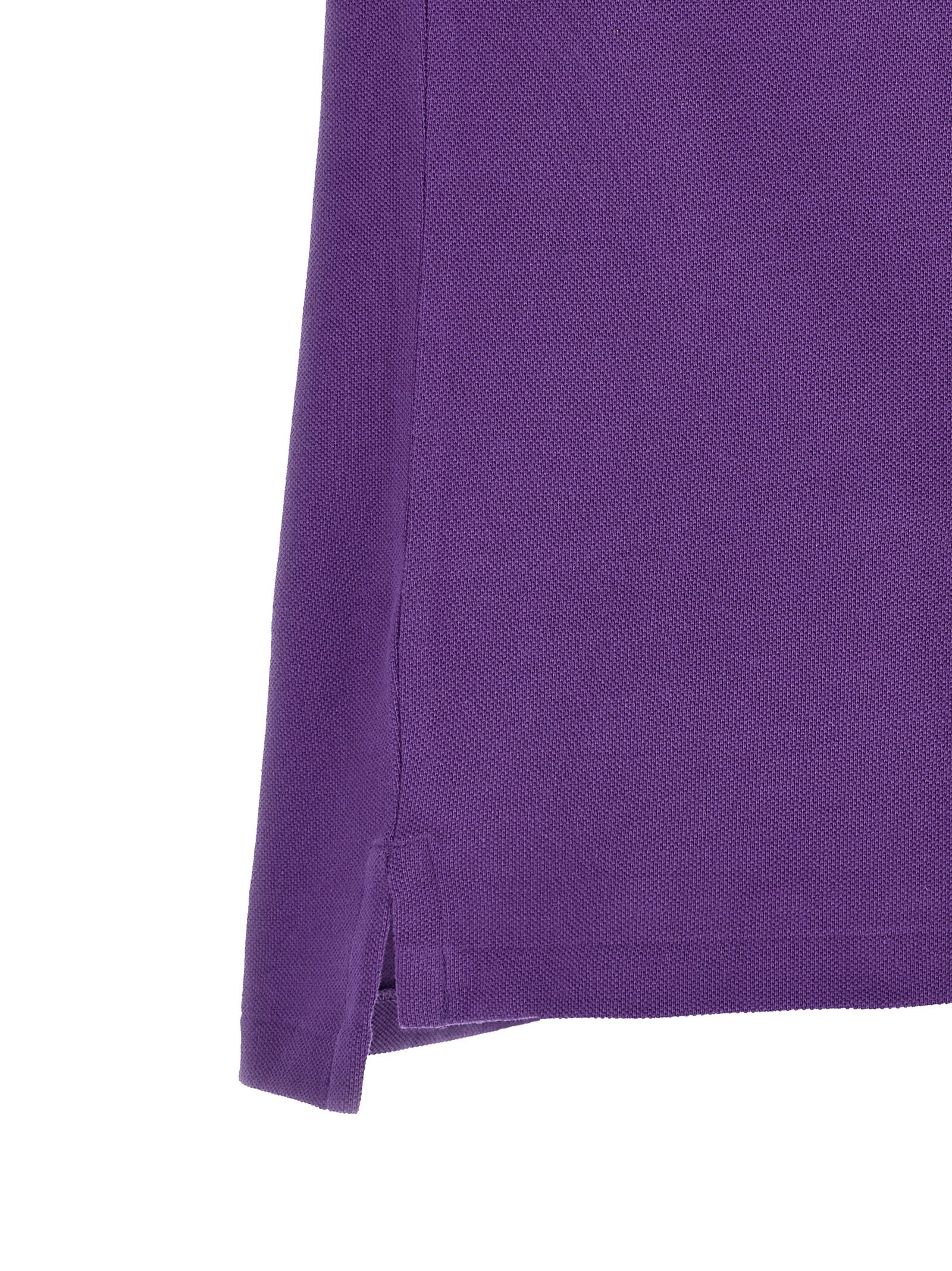 Polo Ralph Lauren Lilafarbenes Baumwoll-Poloshirt