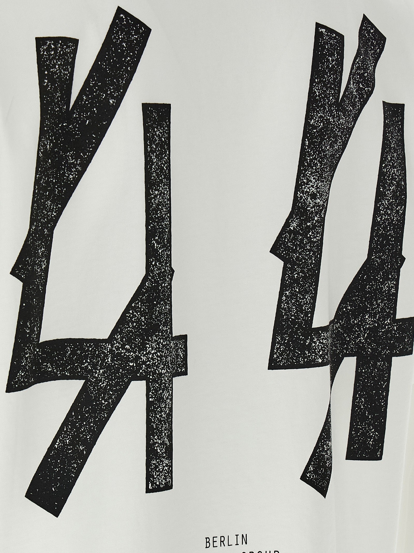44 Label Group Bicolor-Baumwoll-T-Shirt