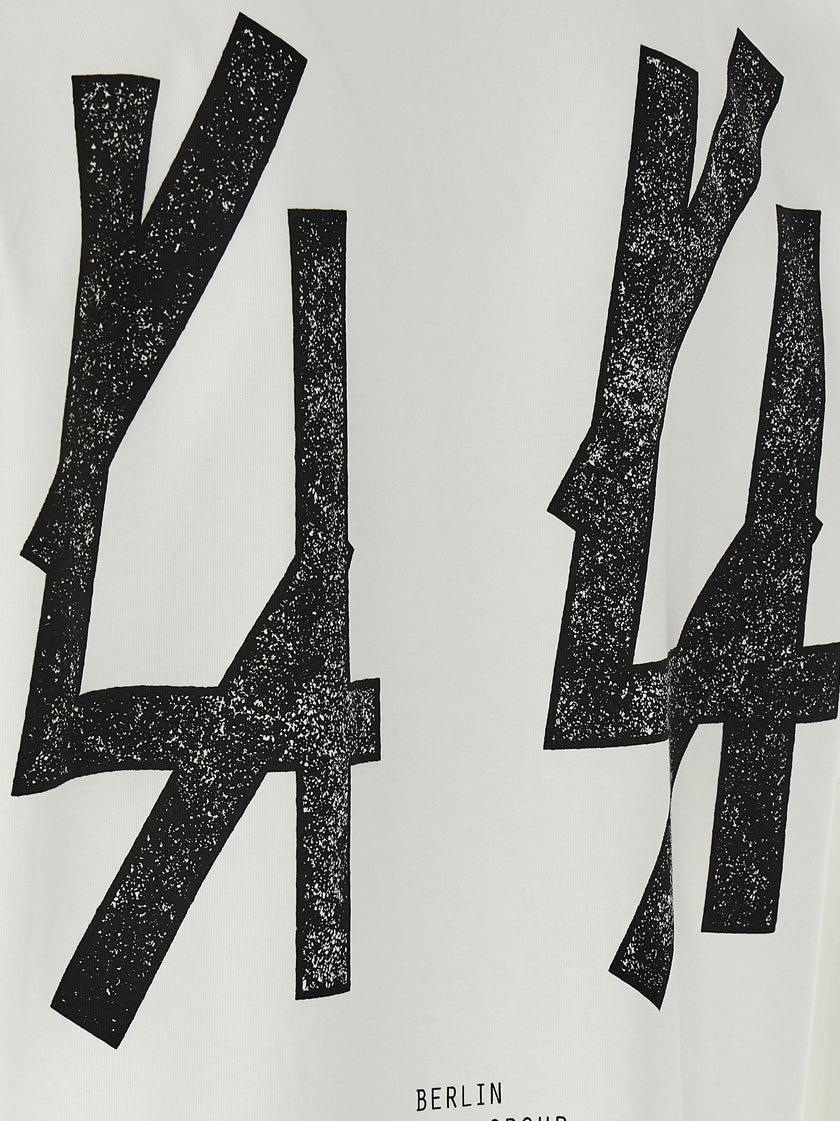 44 Label Group Bicolor-Baumwoll-T-Shirt