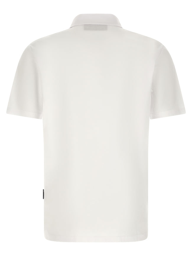 Philipp Plein weißes Baumwoll-Poloshirt
