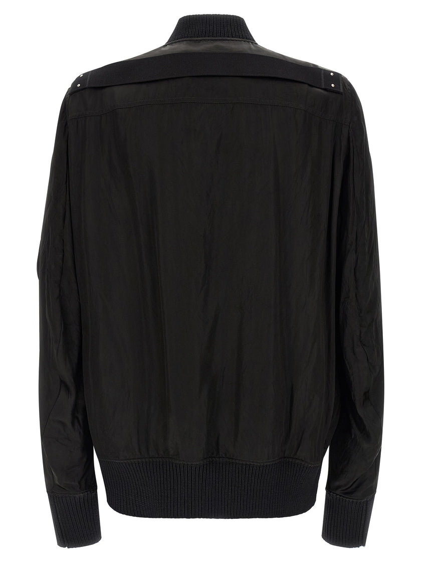 Rick Owens Schwarzer Kupferfarbener Blouson