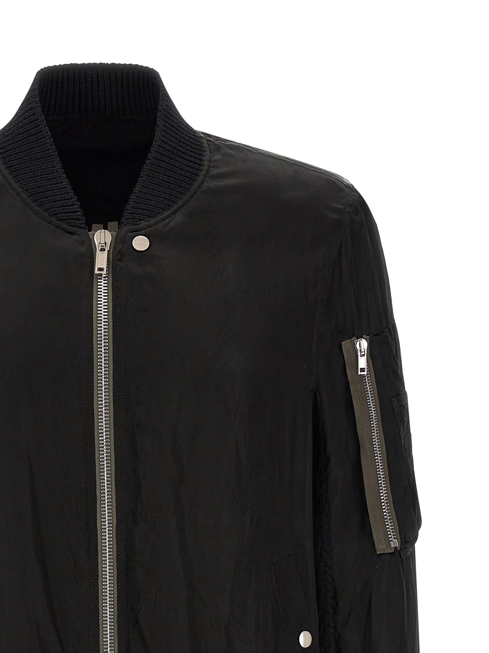 Rick Owens Schwarzer Kupferfarbener Blouson