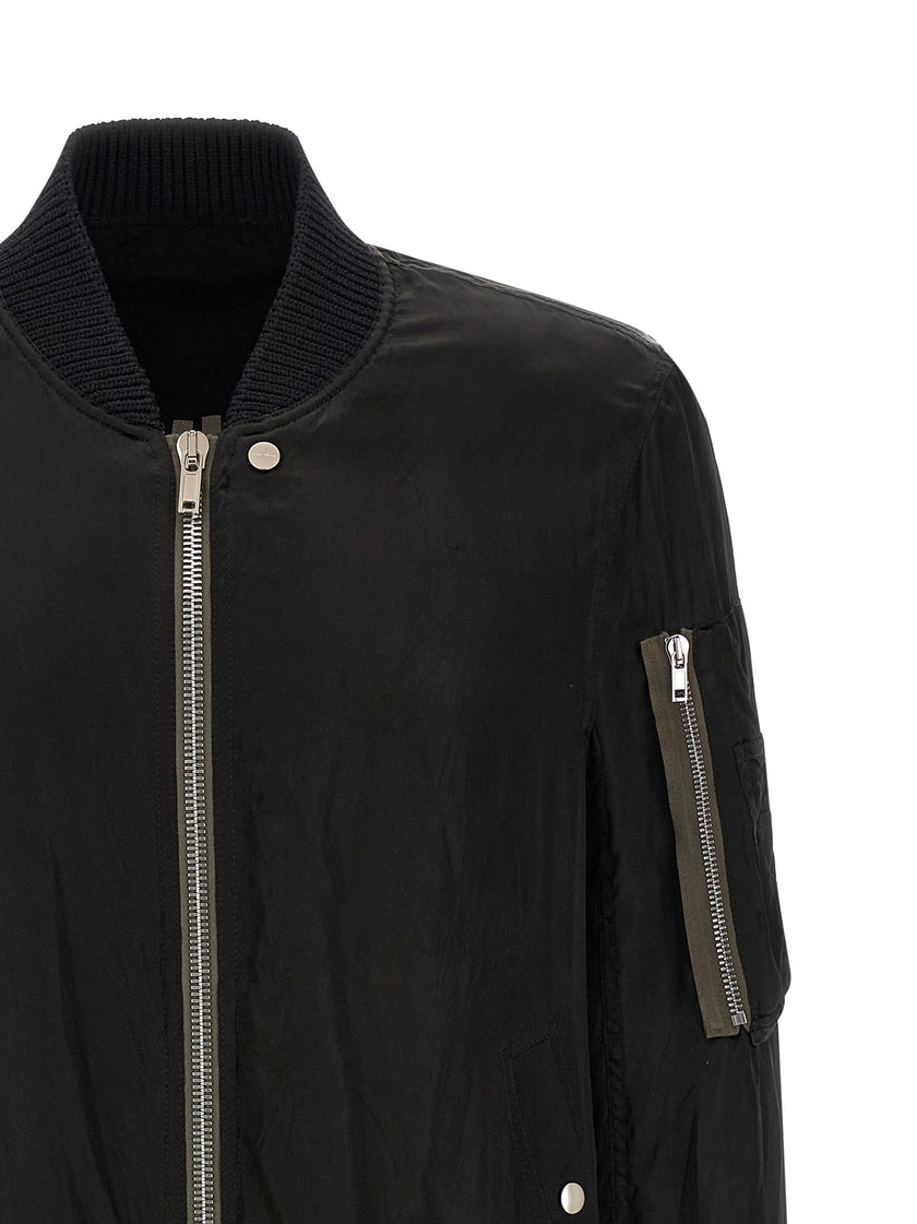 Rick Owens Schwarzer Kupferfarbener Blouson