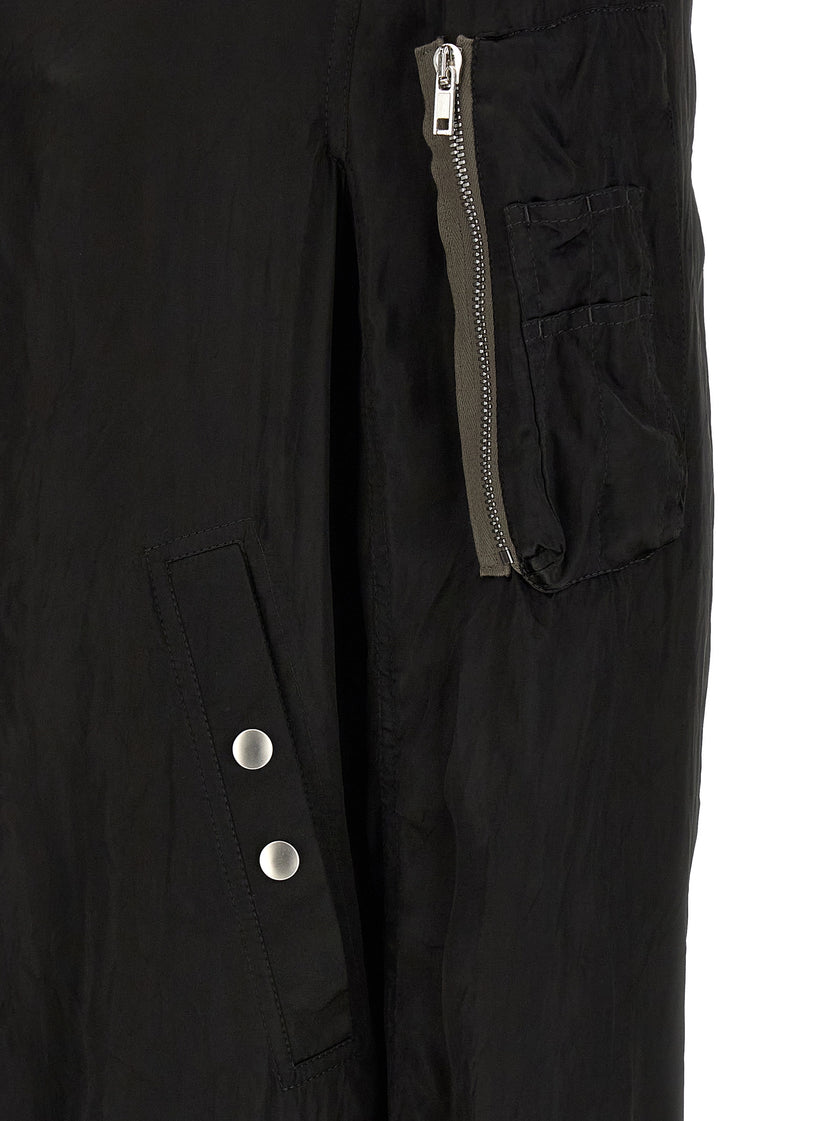 Rick Owens Schwarzer Kupferfarbener Blouson