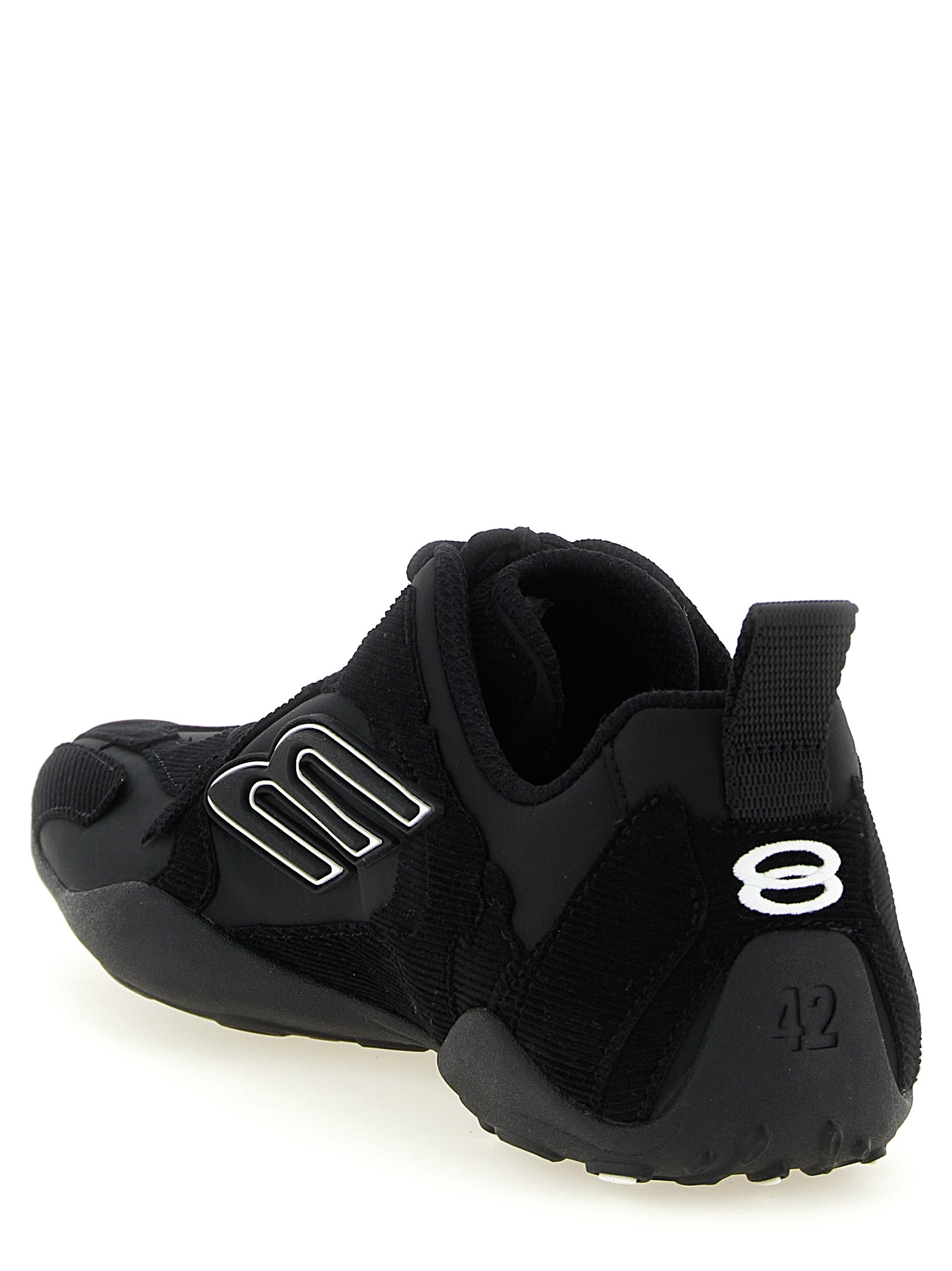Balenciaga black polyester sneakers for sporty looks