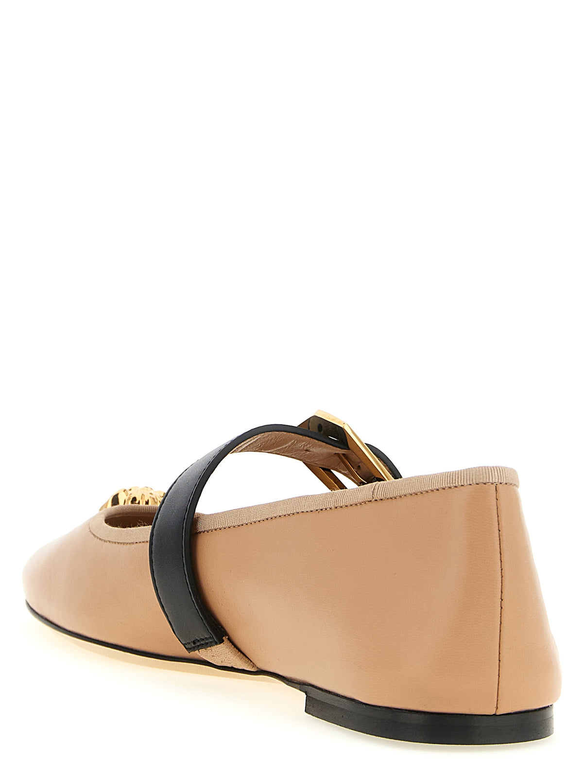 Versace Multicolor Lambskin Ballerinas