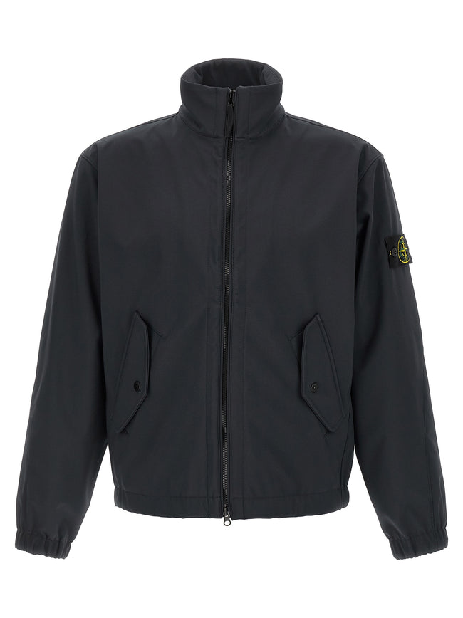 Stone Island Blue Polyester Garment