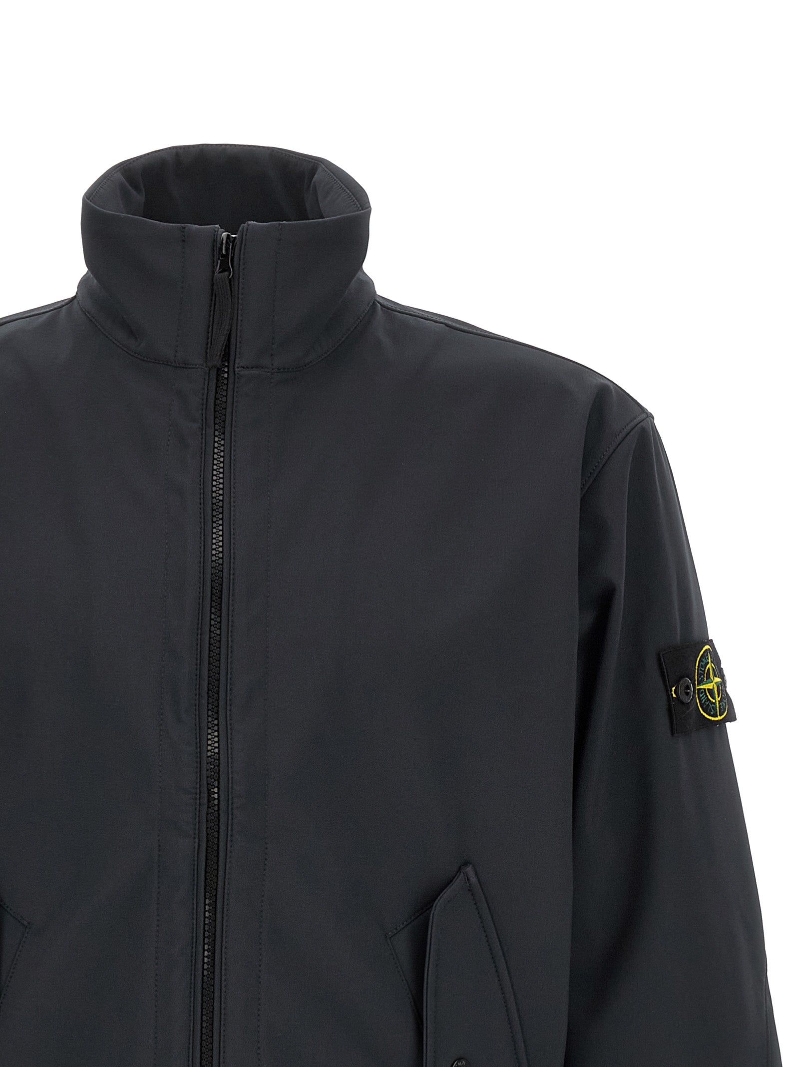 Stone Island Blue Polyester Garment