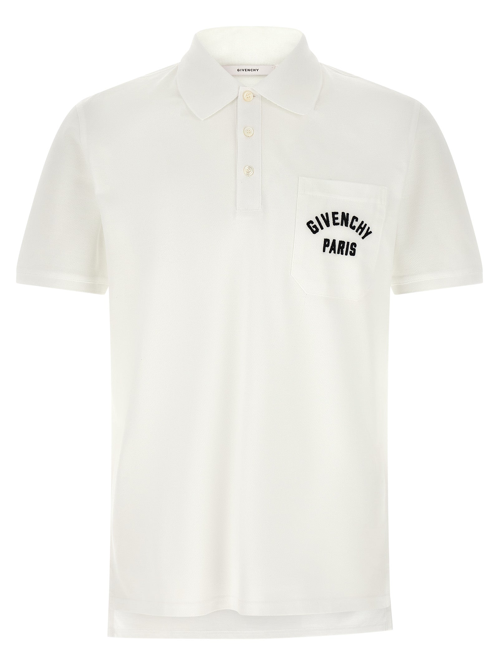 Givenchy Weißes Baumwoll-Poloshirt