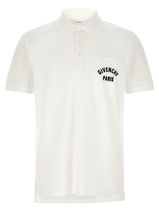 Givenchy Weißes Baumwoll-Poloshirt