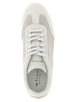 Kiton Graue Low-Top-Sneaker aus Kalbsleder