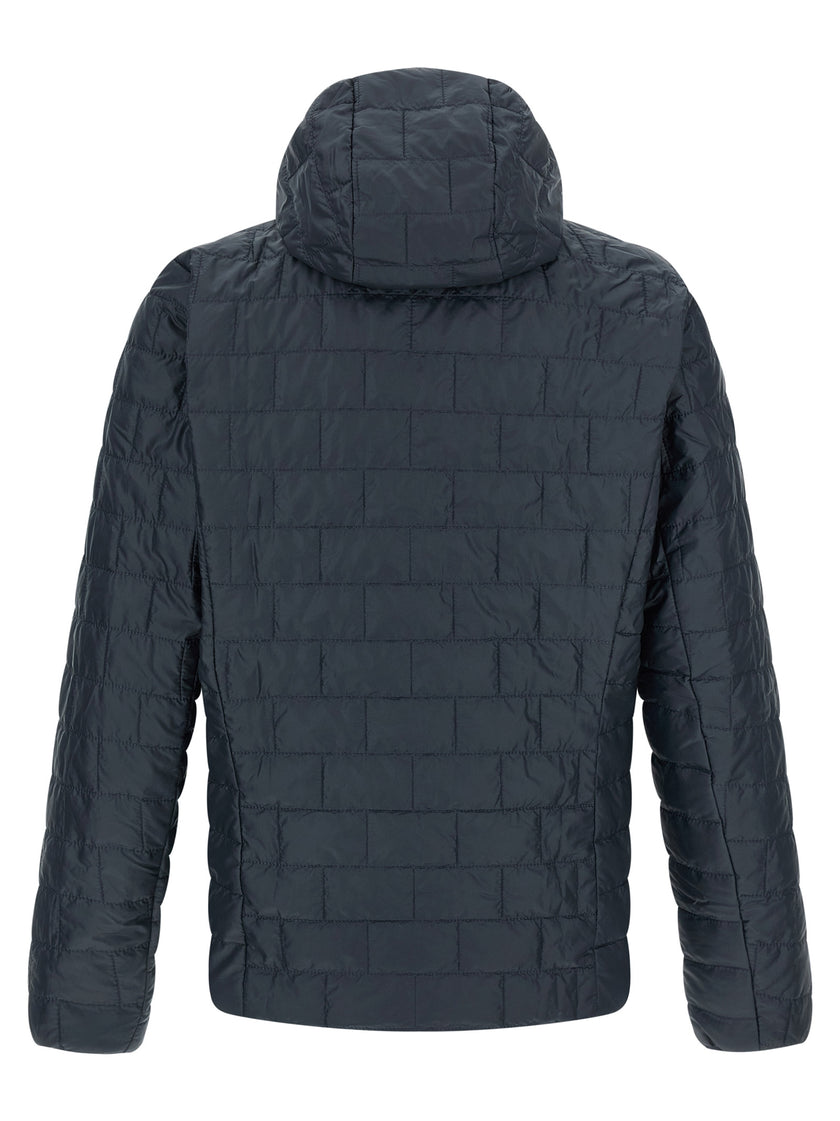 PATAGONIA Blaue Polyesterjacke in voller Länge