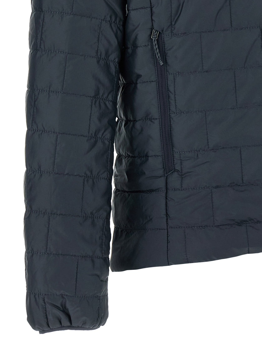 PATAGONIA Blaue Polyesterjacke in voller Länge