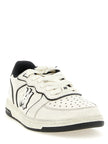 Amiri zweifarbige Low-Top-Sneakers aus Rindsleder