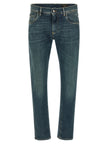 Dolce & Gabbana Blaue Baumwoll-Jeans im Slim Fit