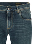Dolce & Gabbana Blaue Baumwoll-Jeans im Slim Fit