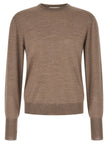 MA'RY'YA Grau Pure New Wool Cardigan
