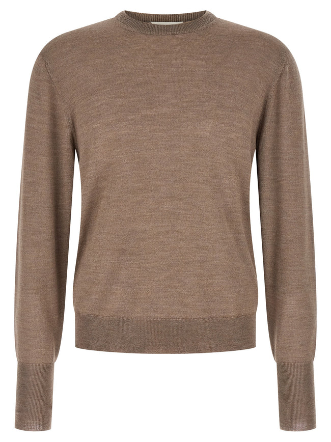 MA'RY'YA Grau Pure New Wool Cardigan