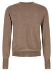 MA'RY'YA Grau Pure New Wool Cardigan