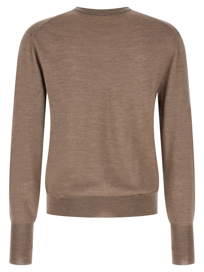 MA'RY'YA Grau Pure New Wool Cardigan