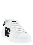 Dolce & Gabbana Bicolor-Low-Top-Sneaker aus Kalbsleder