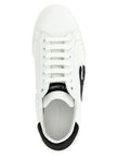 Dolce & Gabbana Bicolor-Low-Top-Sneaker aus Kalbsleder