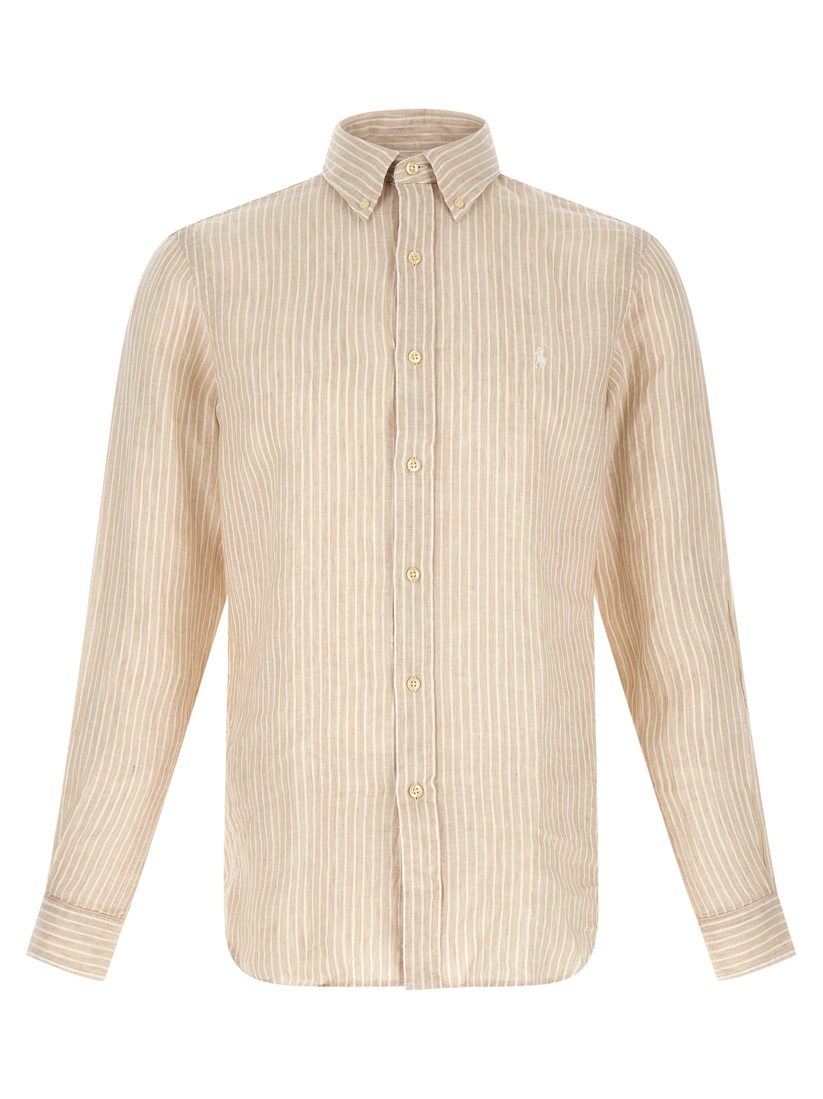 Polo Ralph Lauren Bicolor-Leinenbluse