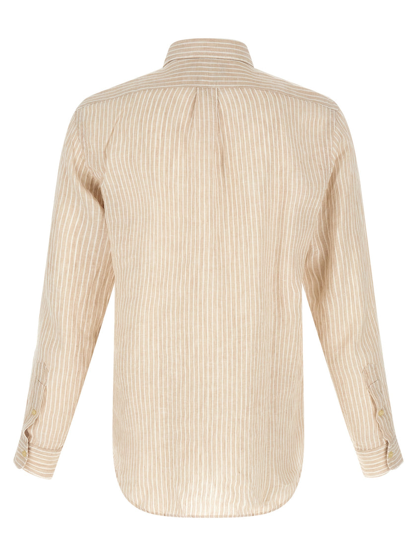 Polo Ralph Lauren Bicolor-Leinenbluse