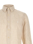 Polo Ralph Lauren Bicolor-Leinenbluse