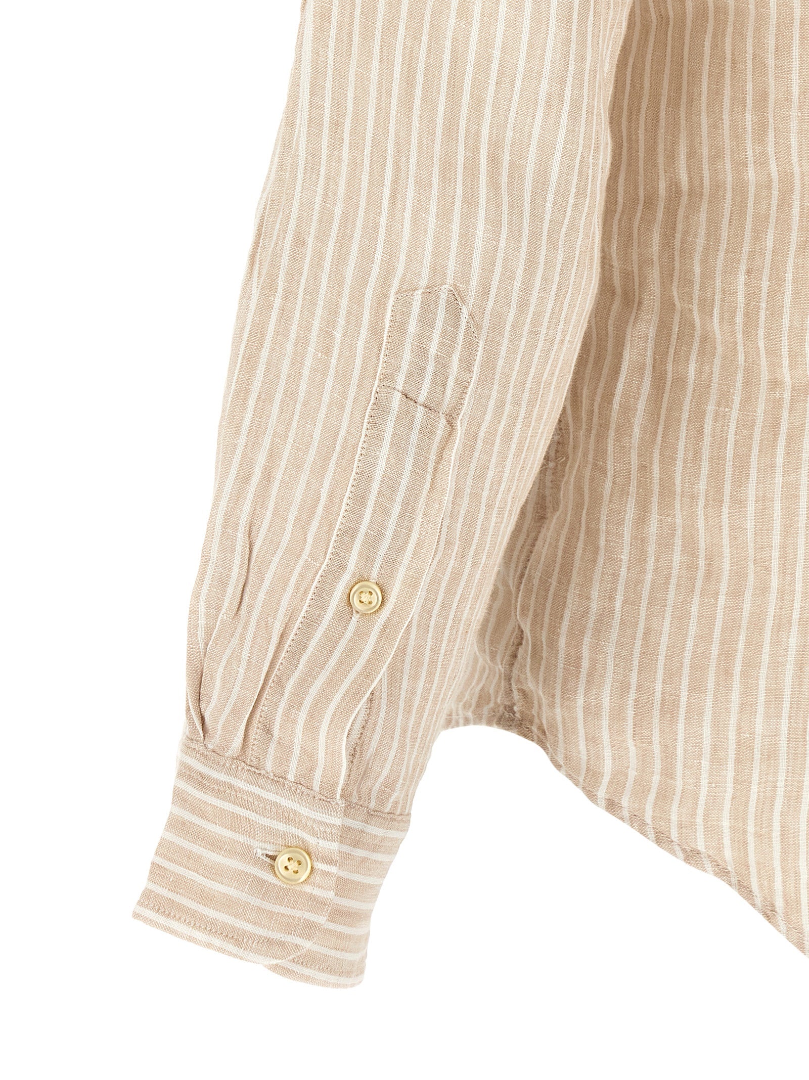 Polo Ralph Lauren Bicolor-Leinenbluse