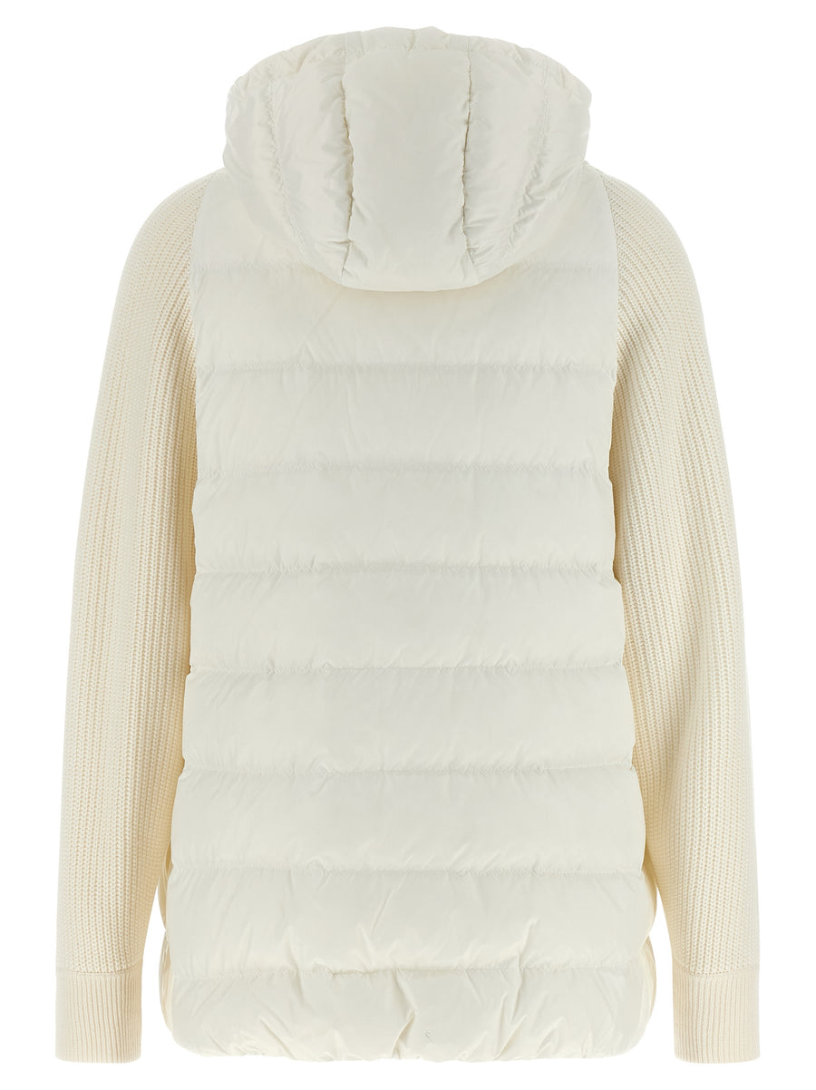 Brunello Cucinelli White Full-Length Polyester Jacket