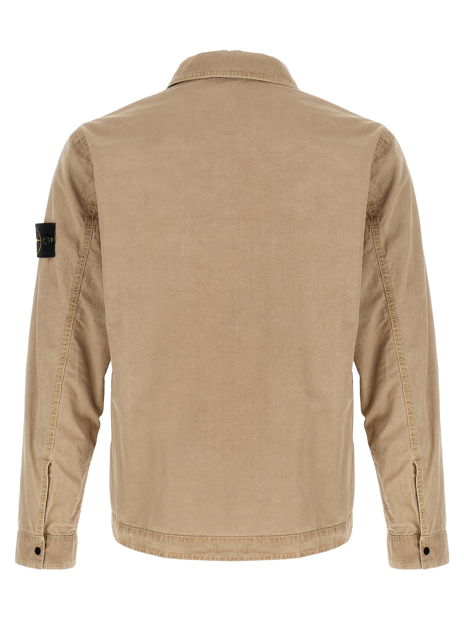 Stone Island Beige Baumwollbluse
