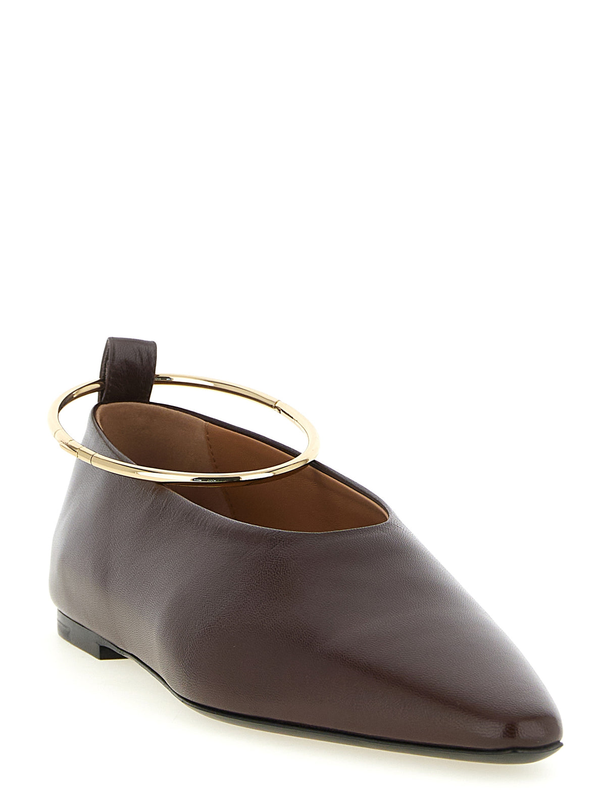 Jil Sander Ballerinas in brown goatskin