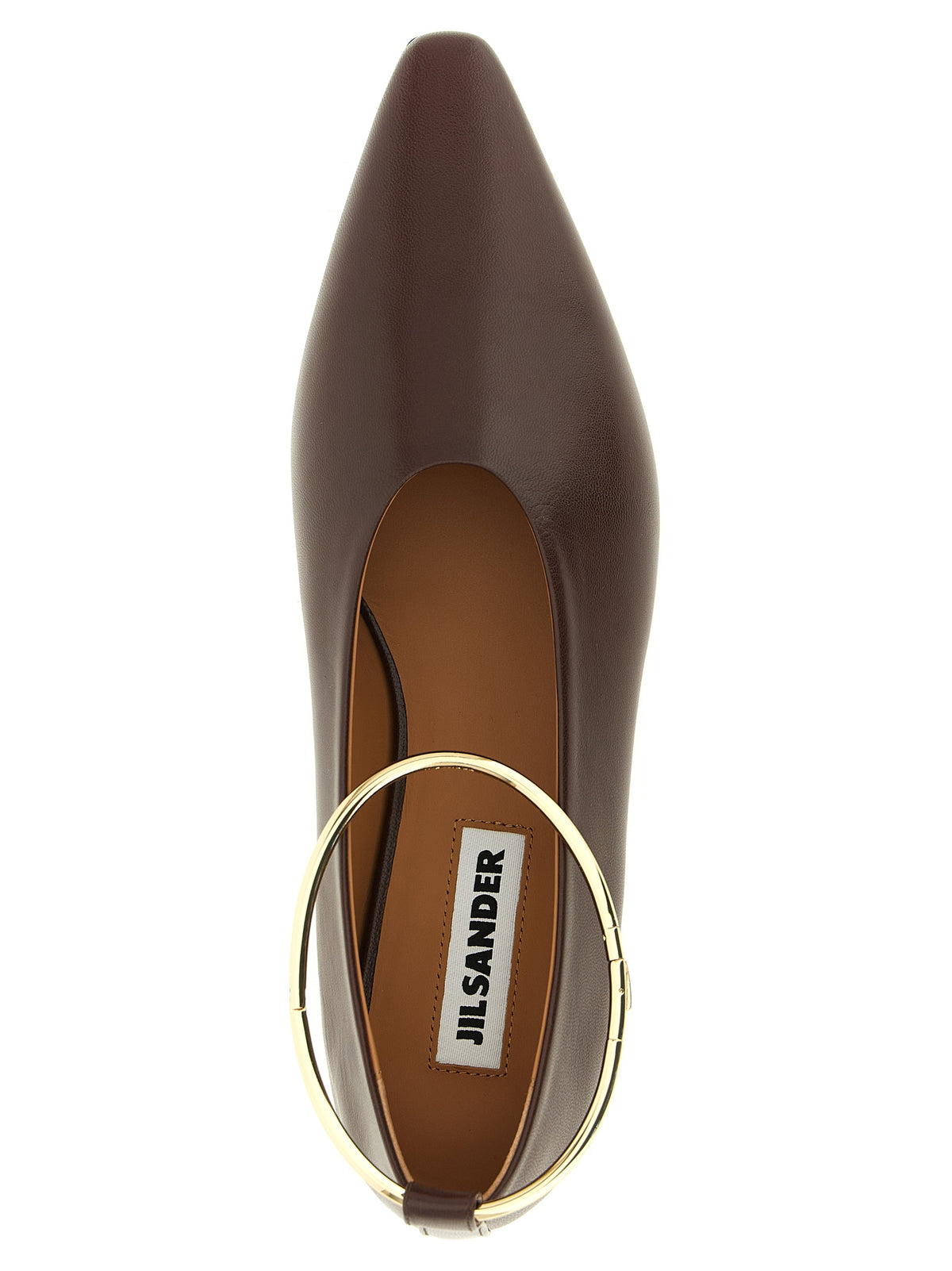 Jil Sander Ballerinas in brown goatskin