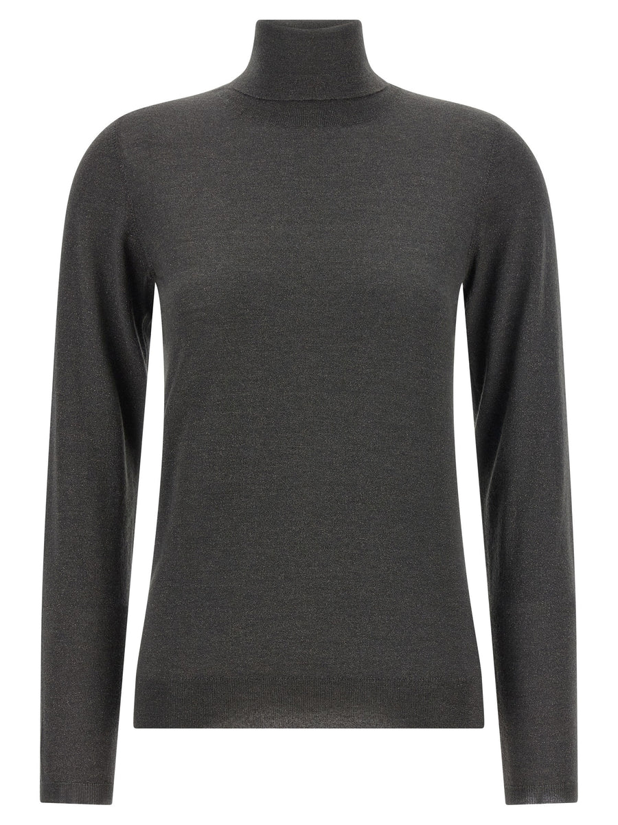 Brunello Cucinelli Grey Cashmere Cardigan