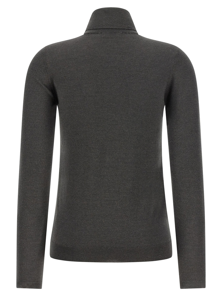Brunello Cucinelli Grey Cashmere Cardigan