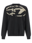 Diesel schwarzes Baumwoll-Sweatshirt