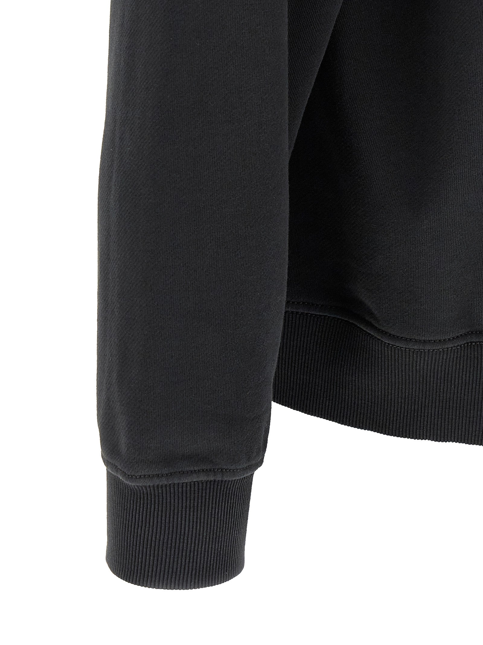 Diesel schwarzes Baumwoll-Sweatshirt